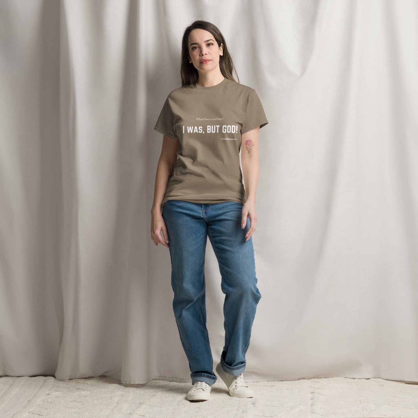 "I was, But God!" Unisex classic tee