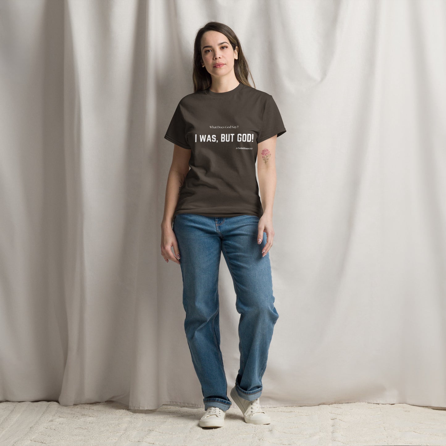 "I was, But God!" Unisex classic tee