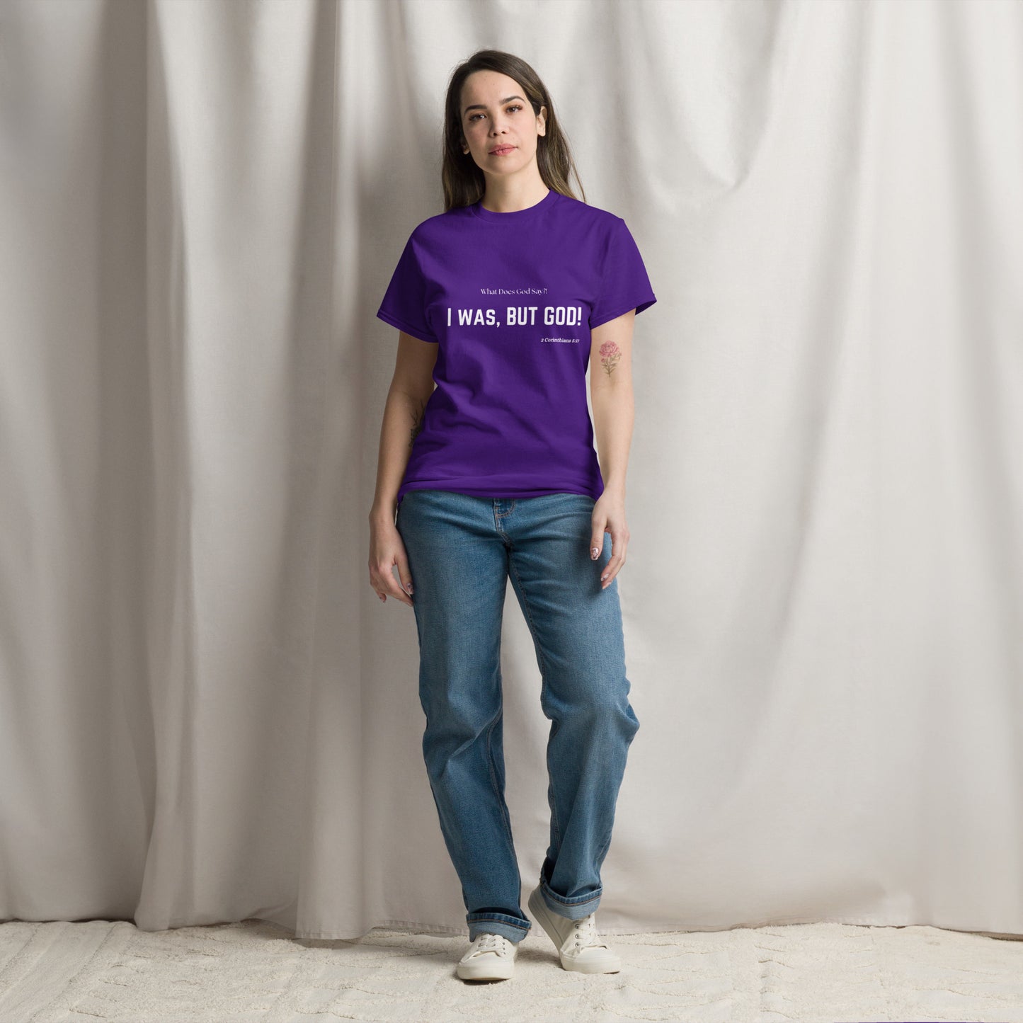 "I was, But God!" Unisex classic tee