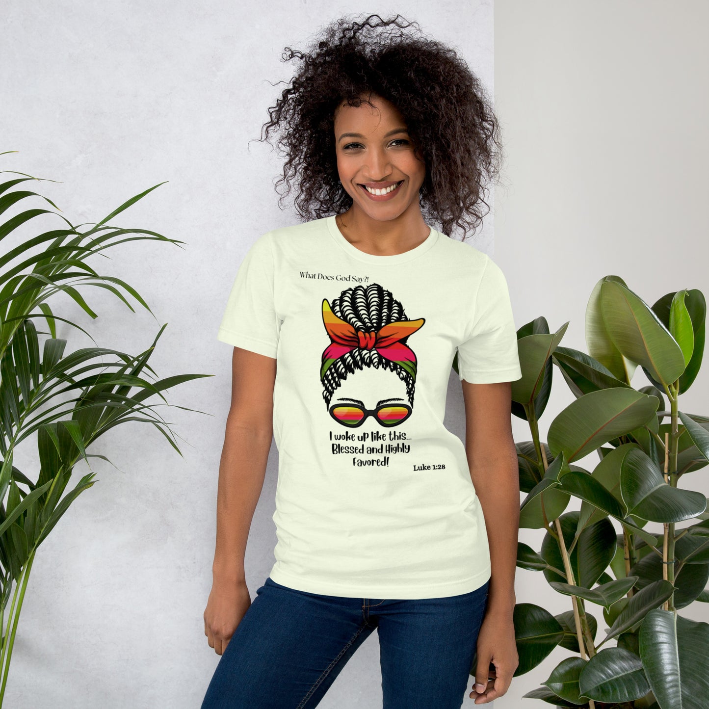 "Blessed and Highly Favored!" Unisex T-shirt - Soft