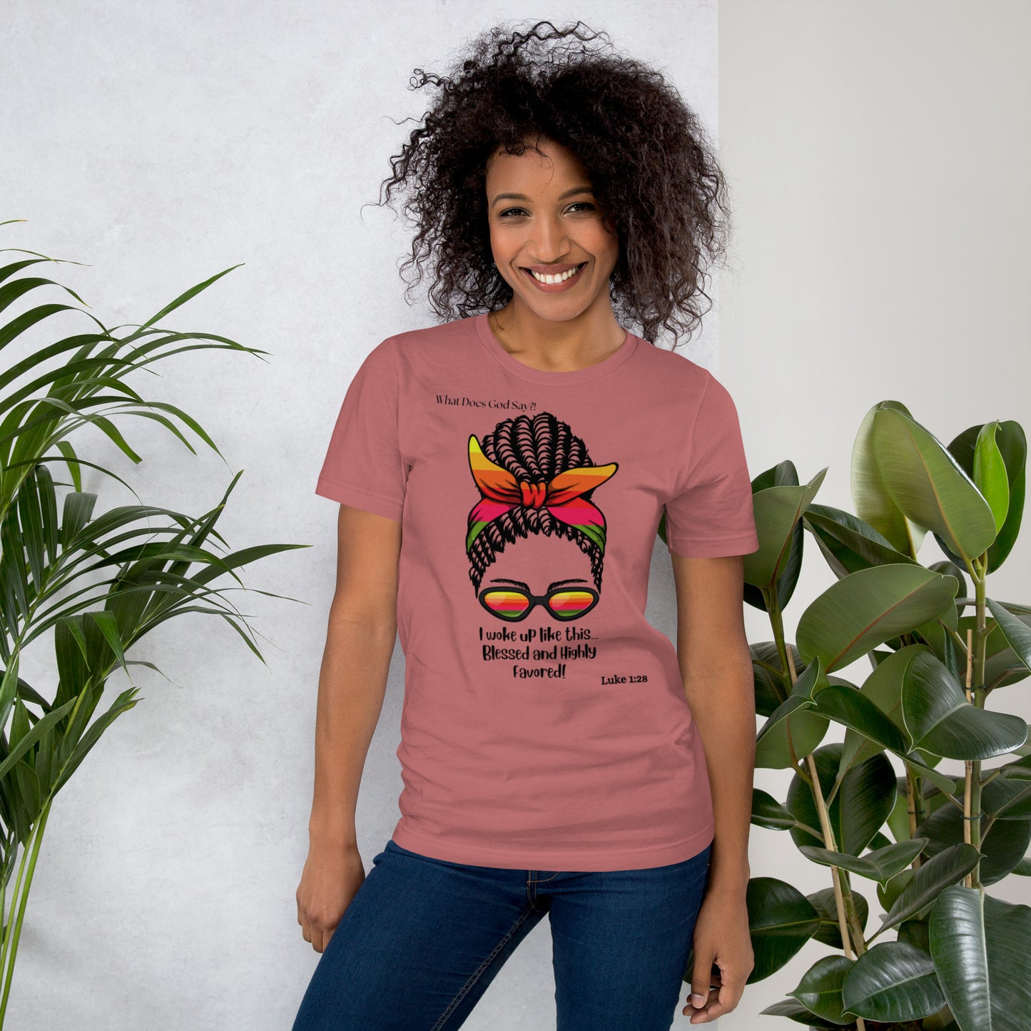 "Blessed and Highly Favored!" Unisex T-shirt - Soft