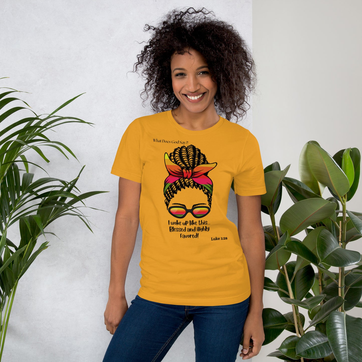 "Blessed and Highly Favored!" Unisex T-shirt - Soft