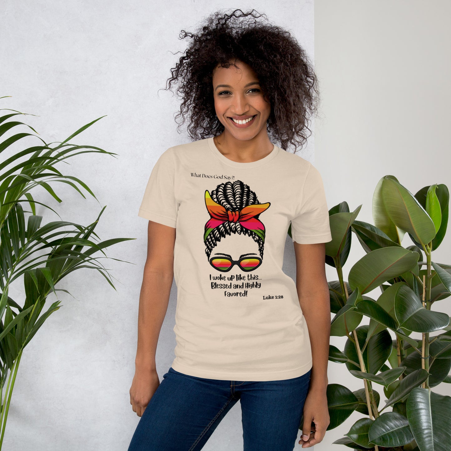 "Blessed and Highly Favored!" Unisex T-shirt - Soft