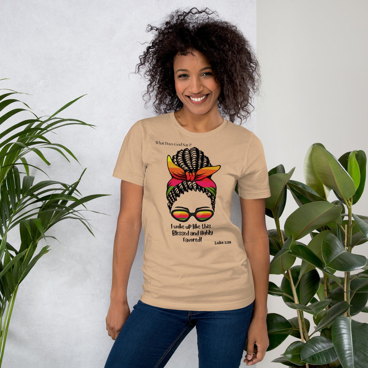 "Blessed and Highly Favored!" Unisex T-shirt - Soft